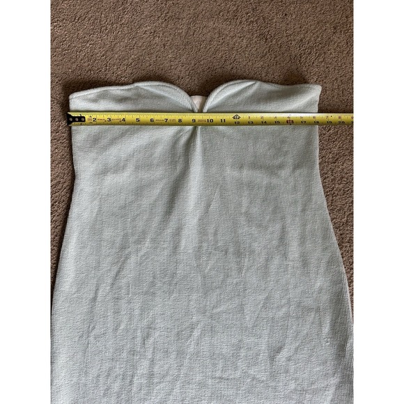 H&M Mint Green Strapless Bodycon Dress; Size‎ XL - Picture 4 of 5